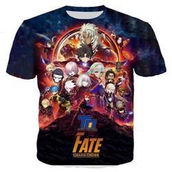 fate stay night anime 3d short sleeve T-shirt