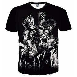 naruto anime  3d short sleeve T-shirt