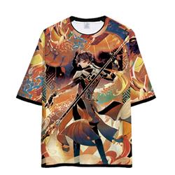 Genshin Impact anime T-shirt 11 styles