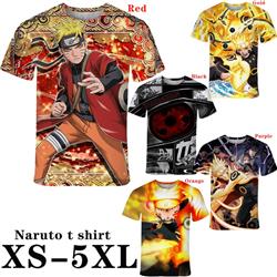 naruto anime 3D Printing T-shirt