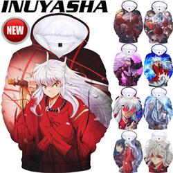 inuyasha anime 3D Printing hoodie