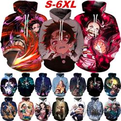 demon slayer kimets anime 3d printed hoodie