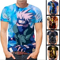 naruto anime 3D Printing T-shirt