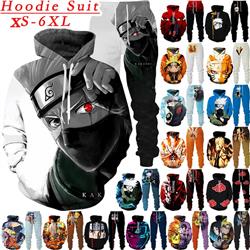 naruto anime 3D Printing hoodie for 1 set