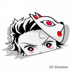 demon slayer anime car sticker