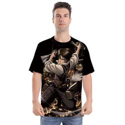 Attack on Titan anime 3D printed T-shirt 18 styels