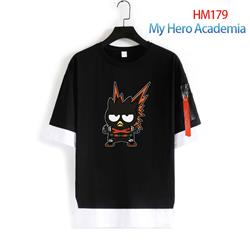 My Hero Acaemia anime black & white cottion T-shirt 20 styles