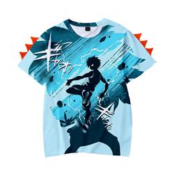 hunter anime 3d short sleeve T-shirt For children