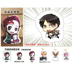 attack on titan anime cushion