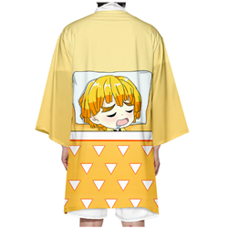 demon slayer anime 3d fashion long kimono