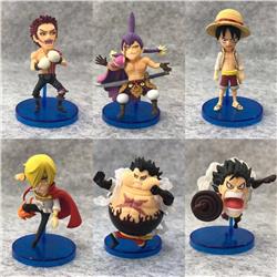 One Piece anime figure price for a set of 6 pcs