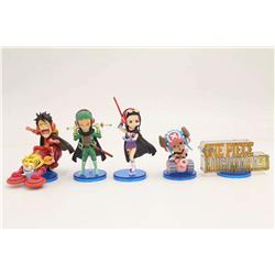 One Piece anime figure price for a set of 4 pcs