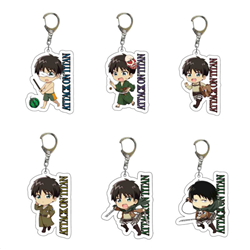 attack on titan anime keychain