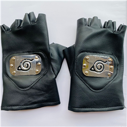 naruto anime Leather gloves