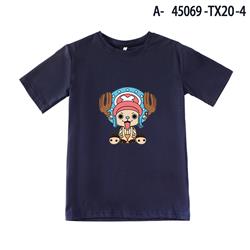 one piece anime 2d printed T-shirt children