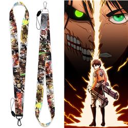 attack on titan anime lanyard phonestrap 2.5cm*45cm