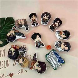 attack on titan anime pillow accessories 10cm random selection