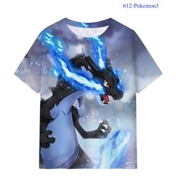 pokemon anime 3D Printing T-shirt