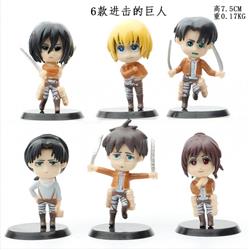 Shingeki no Kyojin Bagged figure model A set of 6