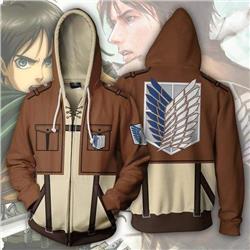 attack on titan anime hoodie