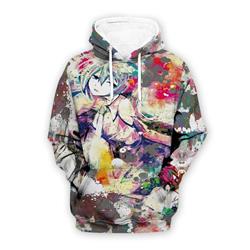 miku hatsune anime 3d printed hoodie