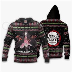 Demon Slayer Kimets anime Christmas hoodie & zip hoodie 4 styles