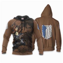 Attack on Titan anime hoodie & zip hoodie 12 styles