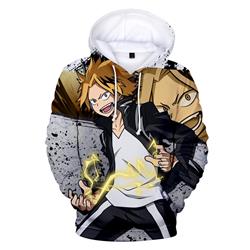 My hero academia anime 3D Printing hoodie