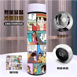 One Piece anime Full Color vacuum Double layer 304 stainless steel cup 500ml 2 styles