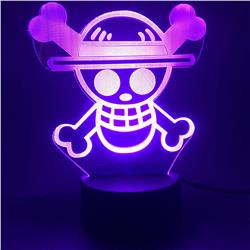 One Piece anime 7 colours LED light 6 styles