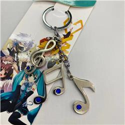 miku hatsune anime keychain