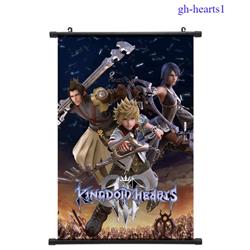 kingdom hearts anime wallscroll 60*90cm