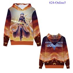 Sword Art Online anime hoodie 5 styles