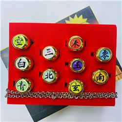 naruto anime rings price for a set of 10 pcs