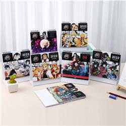 demon slayer kimets anime Desk calendar