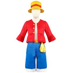 one piece anime children cosplay set