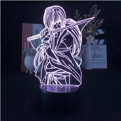 Rurouni Kenshin anime 7 colours LED light