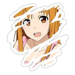 Sword art online anime car sticker