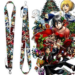 attack on titan anime lanyard phonestrap 2.5cm*45cm