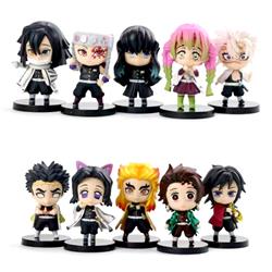 demon slayer kimets anime figure 7.5-8cm for 5 set