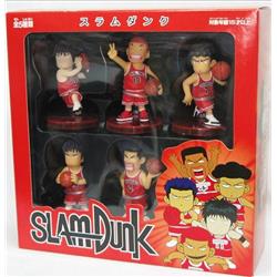 Slam dunk anime figure for 5 pcs/set 8cm