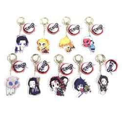 demon slayer kimets anime keychain