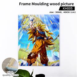 dragon ball anime Wooden frame hanging picture 40*50cm