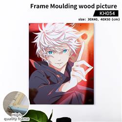 jujutsu kaisen anime Wooden frame hanging picture 40*50cm