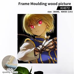 hunter anime Wooden frame hanging picture 40*50cm