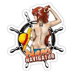 one piece anime car sticker