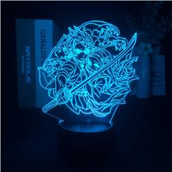 demon slayer kimets anime 7 colours LED light