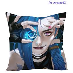 Arcane League of Legends anime cushion 45*45cm