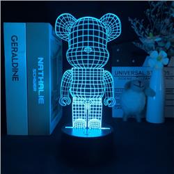 Bearbrick 7 colours LED light