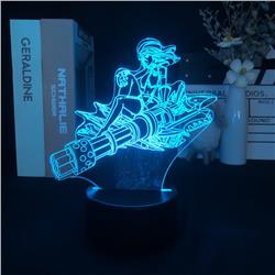 Gods Eater Burst anime 7 colours LED light